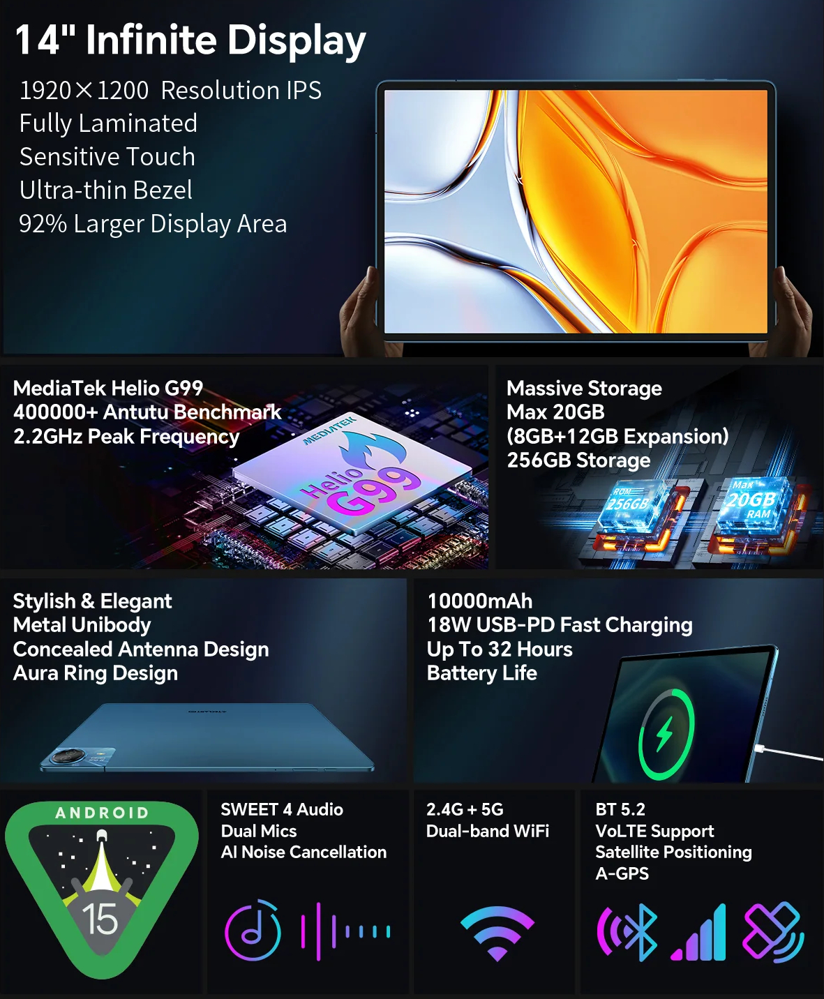 Откройте для себя новый планшет Teclast T70: самый лучший планшет для работы, развлечений и не только!